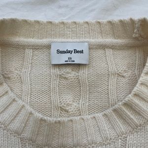 NWOT Sunday Best Cropped Sweater (Aritzia)